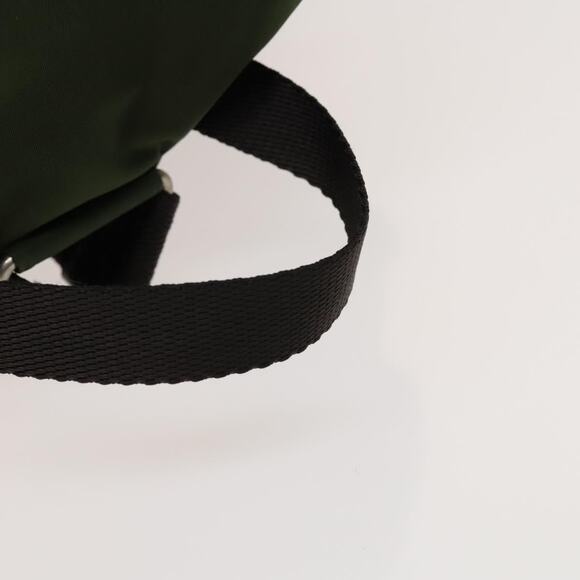 PRADA Backpack Nylon Khaki Silver - Picture 7 of 10